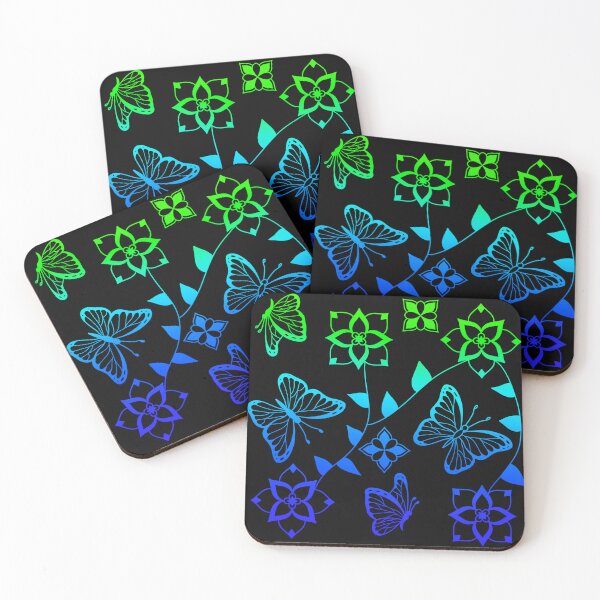 Item preview, Gradient Butterfly Floral designed and sold by Niibidoon.