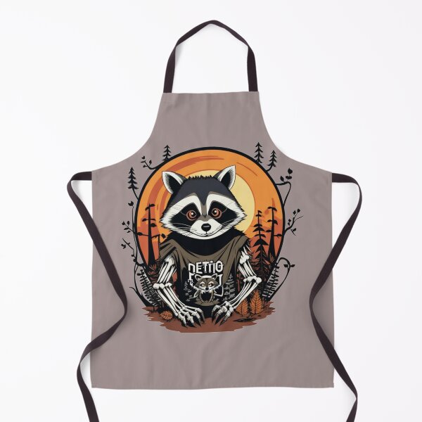 Item preview, Cool Skeletal Raccoon: Intriguing Art designed and sold by El Rincón Gatuno .