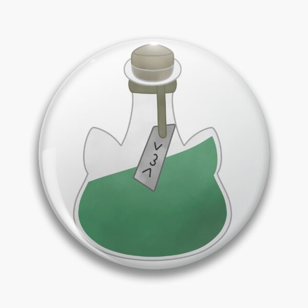 Item preview, Kitty potion green designed and sold by GrimySoftPaws.