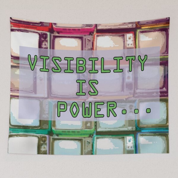 Item preview, Visibility is Power Television  designed and sold by pchitees.