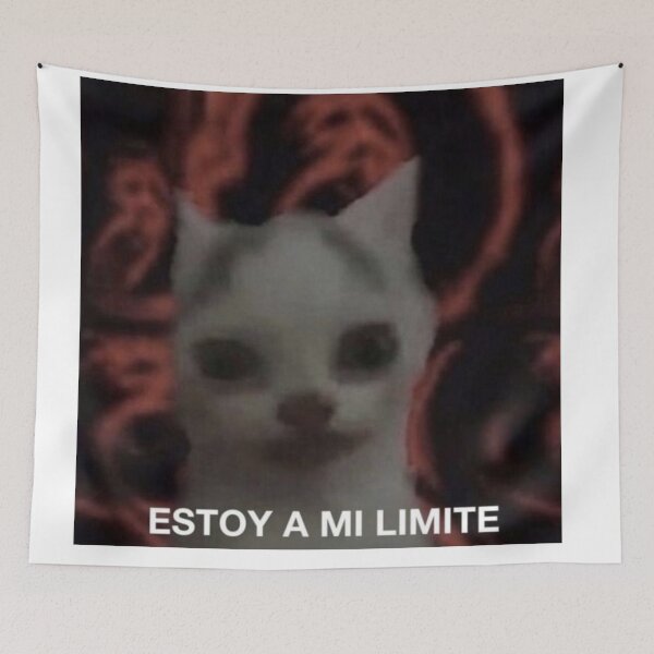 Item preview, Estoy a mi limite gato designed and sold by Mushroom-Gorge.