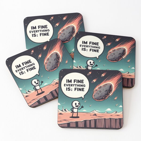 Item preview, Apocalypse from space I'm fine everything is fine designed and sold by TomFrontierArt.