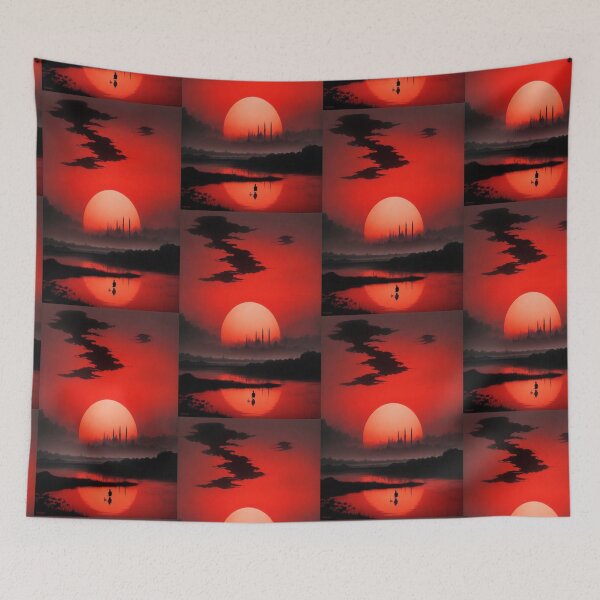 Item preview, Red Sky Red Sunset designed and sold by DzinesByEarle.