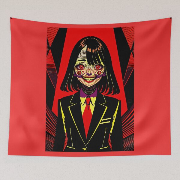 Item preview, Scary Red Predator Woman designed and sold by Voiddestroyer.