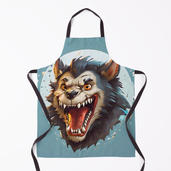 Item preview, : Vector Illustration of a Werewolf Character Head Mid-Transformation designed and sold by Best-Art-32.