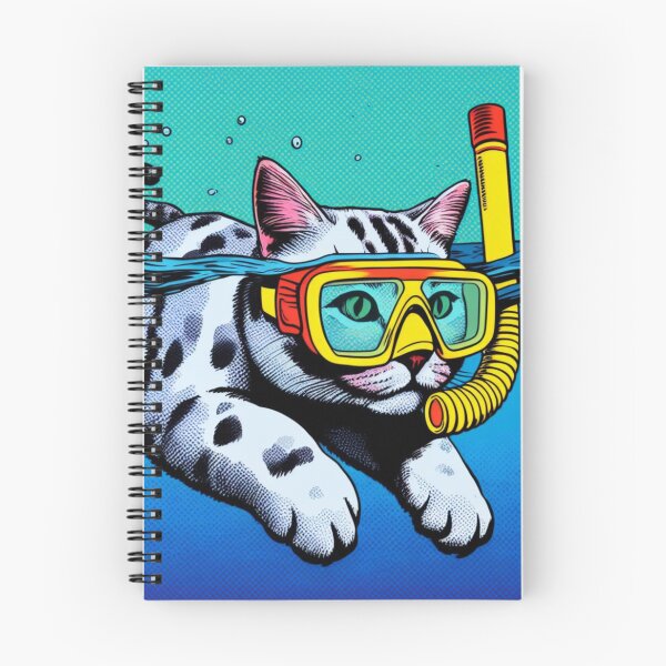 Item preview, swimming cat. designed and sold by growing-mom.