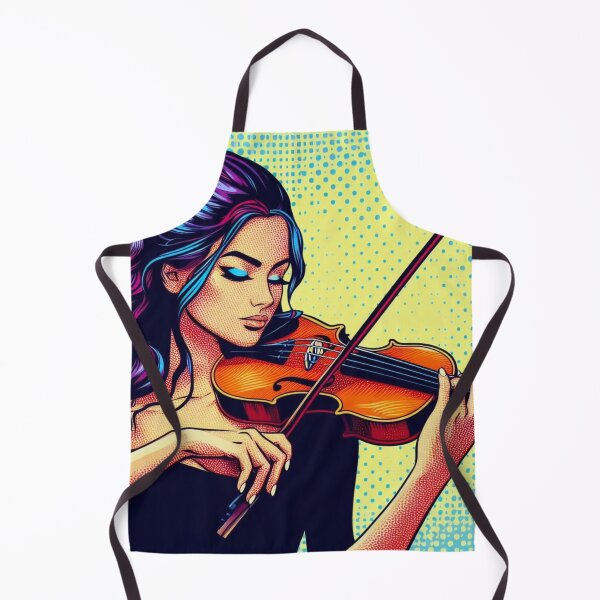 Item preview, A girl playing the violin. designed and sold by growing-mom.