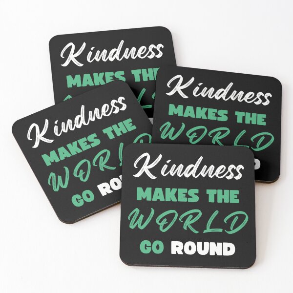 Item preview, Kindness makes the world go round, inspirational design ideal to always stay positive designed and sold by pincay.