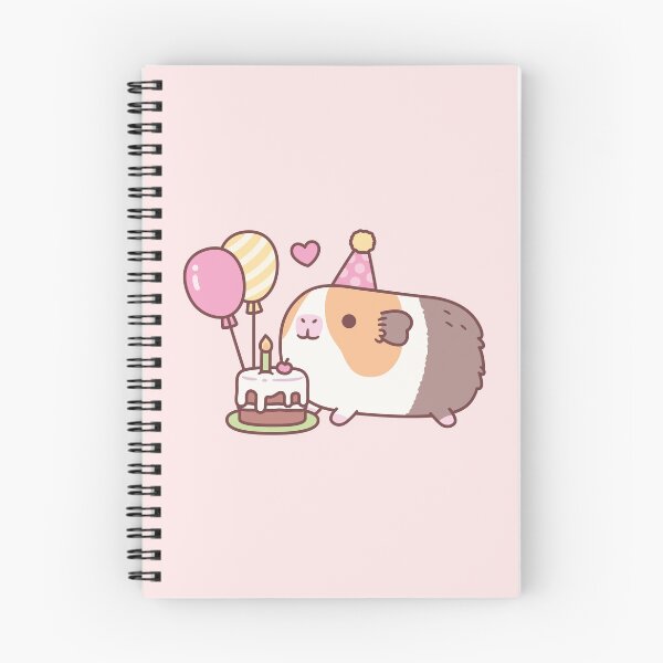 Item preview, Cute Guinea Pig And Birthday Cake designed and sold by rustydoodle.