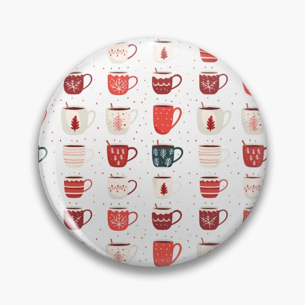 Item preview, Christmas Mugs Pattern designed and sold by LittleRedOak.