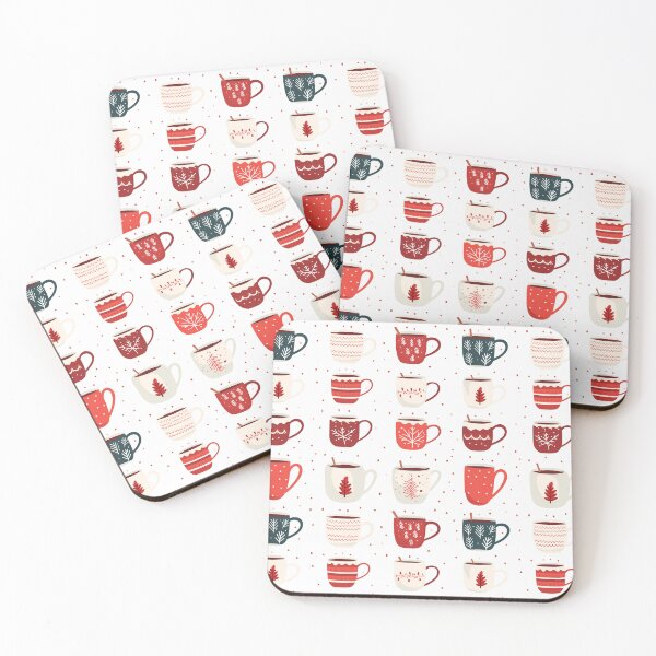 Item preview, Christmas Mugs Pattern designed and sold by LittleRedOak.