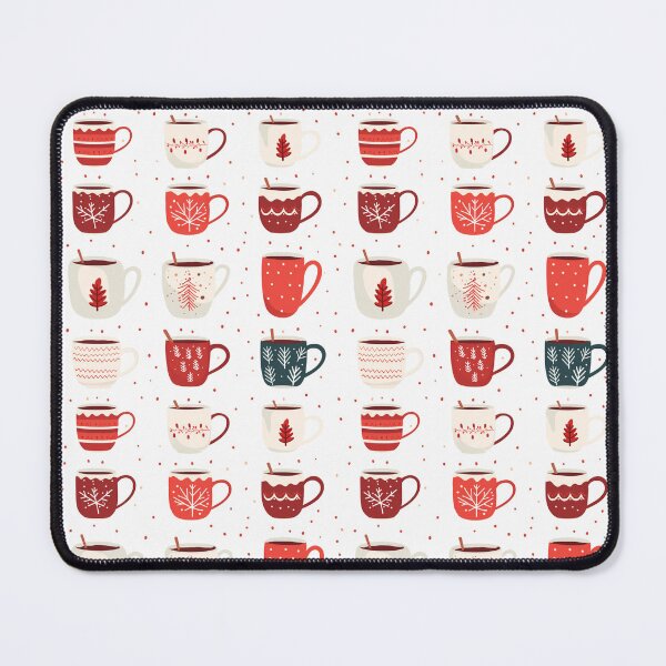 Item preview, Christmas Mugs Pattern designed and sold by LittleRedOak.