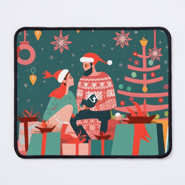 Item preview, couple in christmas designed and sold by SabyDigitalArt.