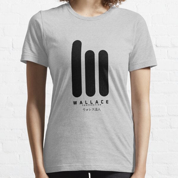 Wallace Corp. 2049 ウォレス法人Large Black Essential T-Shirt