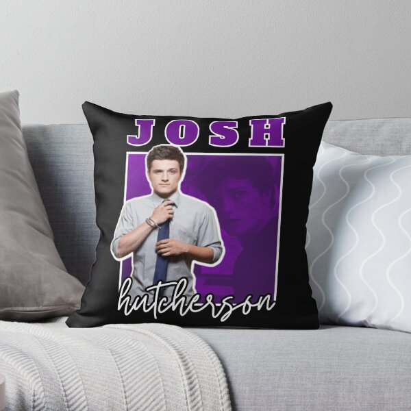 Josh Hutcherson (Black Version) Throw Pillow for Sale by Barry Kyius