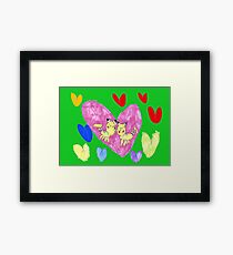 Some more love and kisses Framed Print
