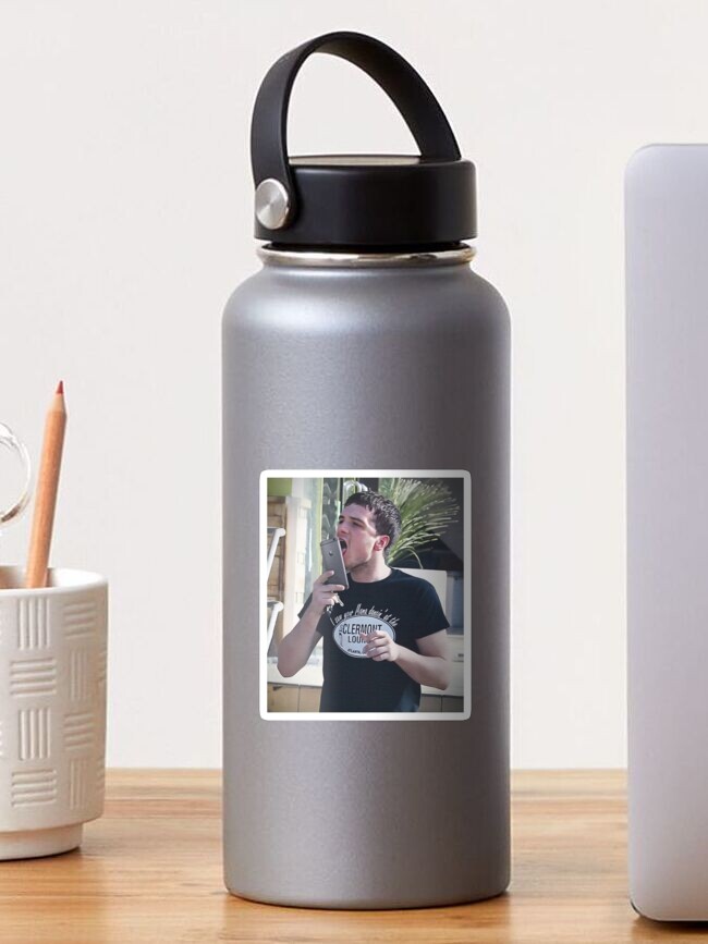 "Josh Hutcherson Licking Phone Meme" Sticker for Sale by Barry Kyius