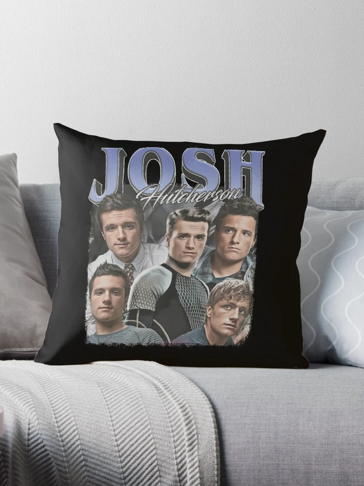 Josh Hutcherson (Black Version) Throw Pillow for Sale by Barry Kyius