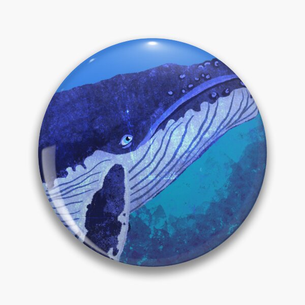 Item preview, Big Blue Humpback Whale designed and sold by ZTBASTIAN.
