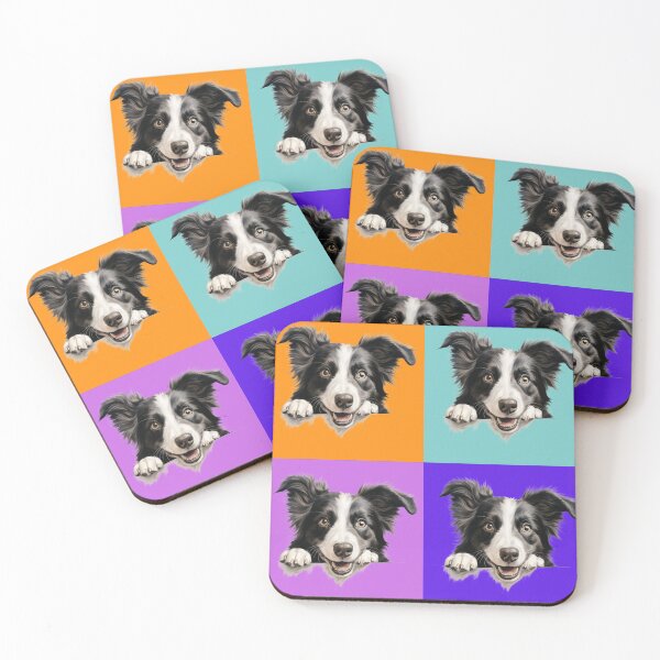 Item preview, Border Collie Pop Art designed and sold by AussieWorkDogs.