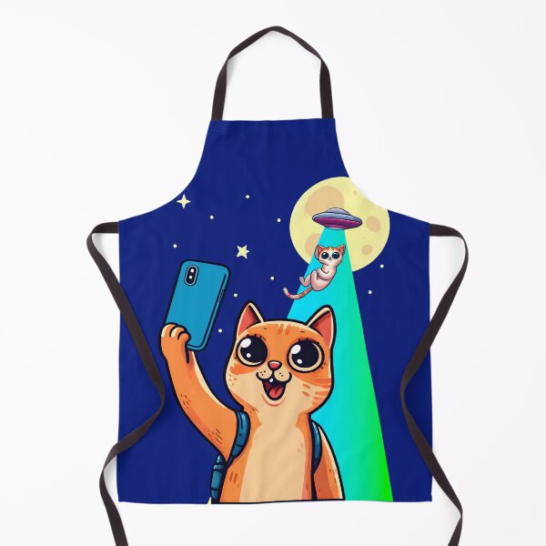 Item preview, Cat UFO Selfie, Cat And UO, Cat Selfie, Kitten, Kitty, Funny Cat designed and sold by Porcupine Tees ⭐⭐⭐⭐⭐.