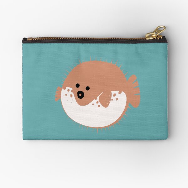 Blowfish | Fugu | Ilustración de pez globo Bolsos de mano