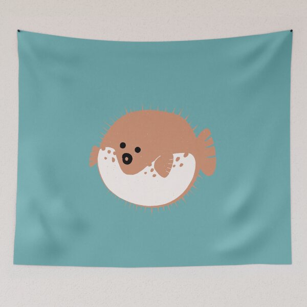 Item preview, Blowfish | Fugu | Pufferfish illustration designed and sold by Covo Studio.