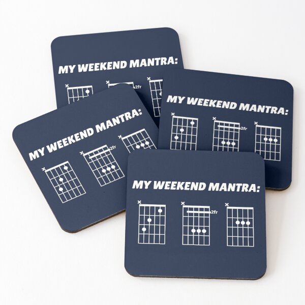 Item preview, My Weekend Mantra: CBA (guitar chords) designed and sold by guvnaguitars.