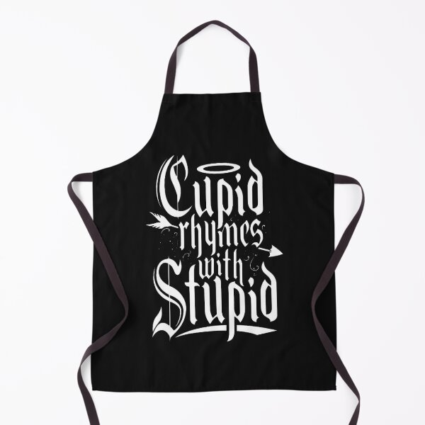 Item preview, Cupid rhymes with stupid - Funny Singles Quote designed and sold by Vicky021.