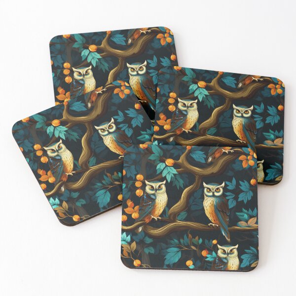 Item preview, Great Horned Owls Among The Gnarled Branches designed and sold by FoldedRainbow.