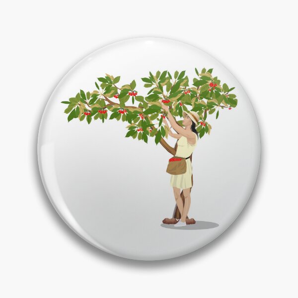 Item preview, Girl Picking Cherries  designed and sold by AF-VECTOR.