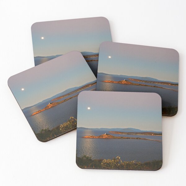 Item preview, Moon Rising Over North Head Lighthouse Bowen Queensland Australia designed and sold by Ozjanette90.
