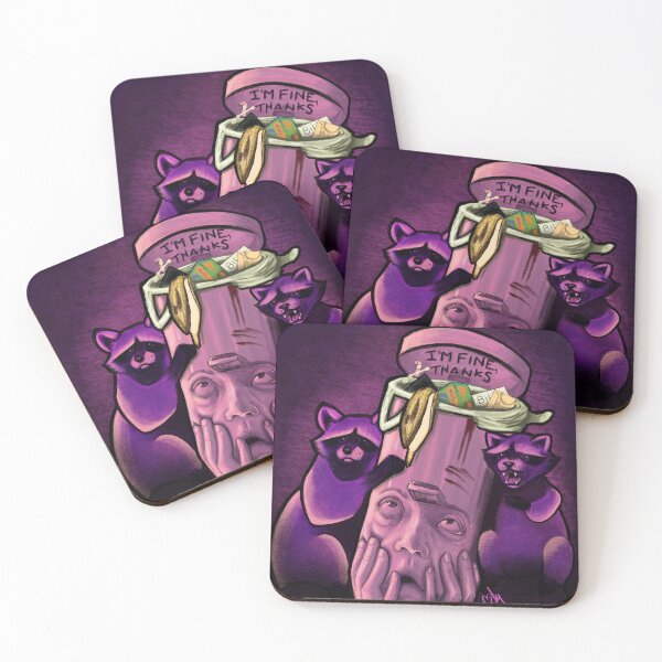 Item preview, The Raccoons say I’m fine. designed and sold by mxceedesigns.