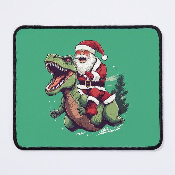 Item preview, Santa Claus riding a Flying Dino designed and sold by Eshwarx.