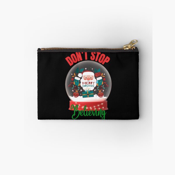 Item preview, Don't Stop Believing Santa Merry Christmas Cool and Fun designed and sold by Nzgiftsandmore.
