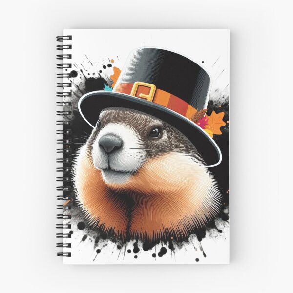 Item preview, thanksgiving marmot designed and sold by Animalia-.