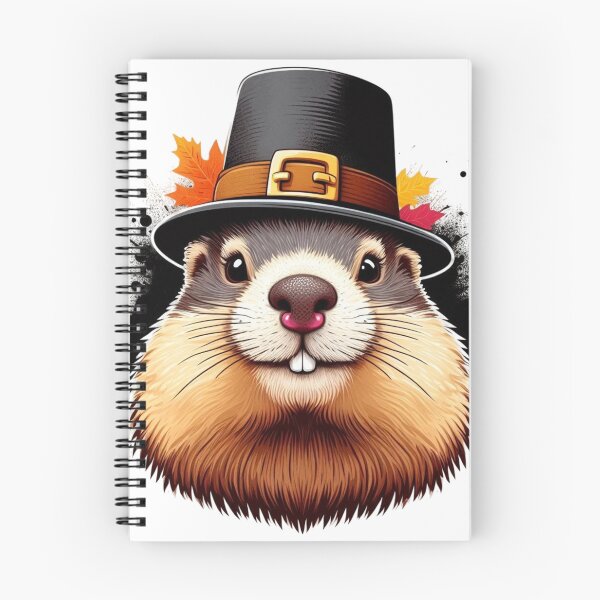 Item preview, thanksgiving marmot designed and sold by Animalia-.