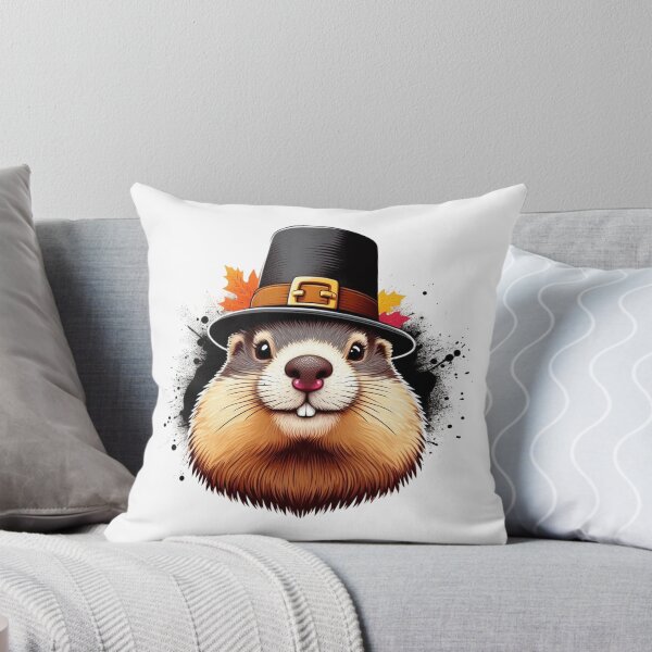 Item preview, thanksgiving marmot designed and sold by Animalia-.