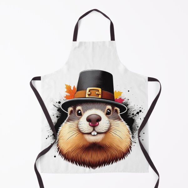 Item preview, thanksgiving marmot designed and sold by Animalia-.