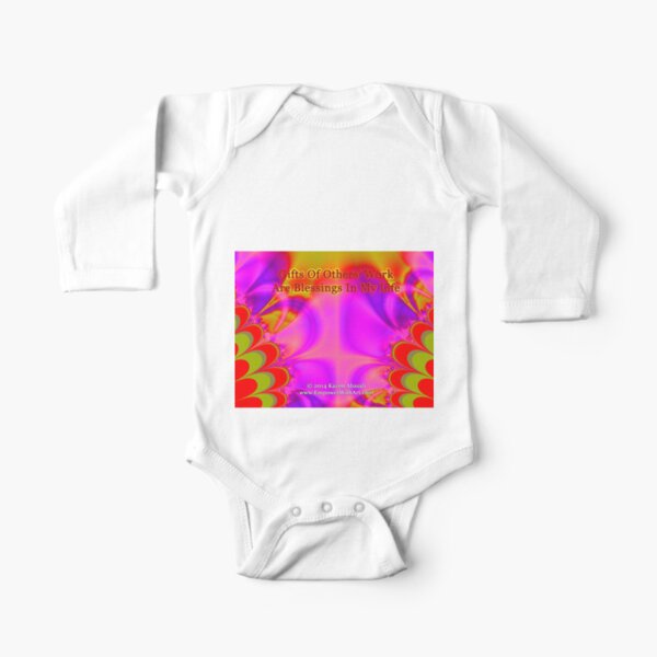 Gifts Of Others' Work Are Blessings In My Life Long Sleeve Baby One-Piece