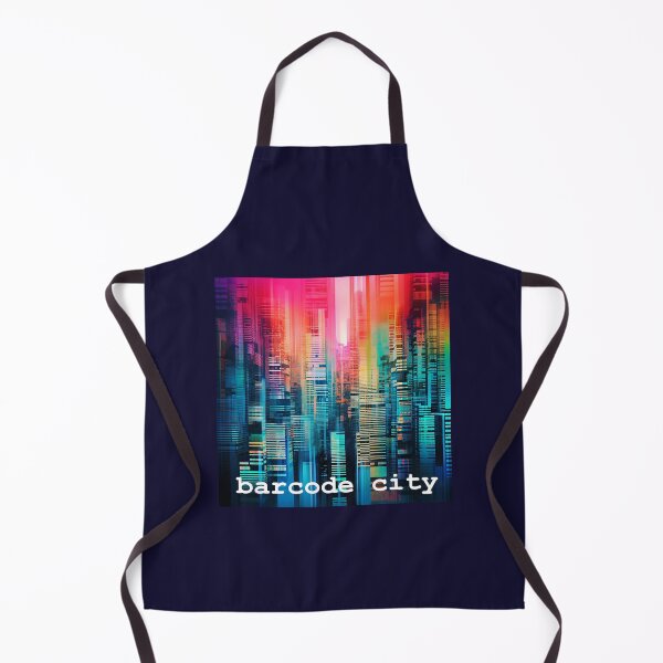 Item preview, Barcode city, business & technology, big city, multicolor artwork designed and sold by silent-violin.