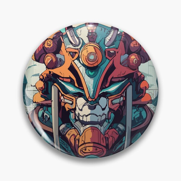 Item preview, Mecha Oni Samurai Mask designed and sold by MechaRon.