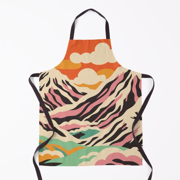 Item preview, Colorful Mounts Sky and Clouds in Groovy Style designed and sold by NosandEdgy.
