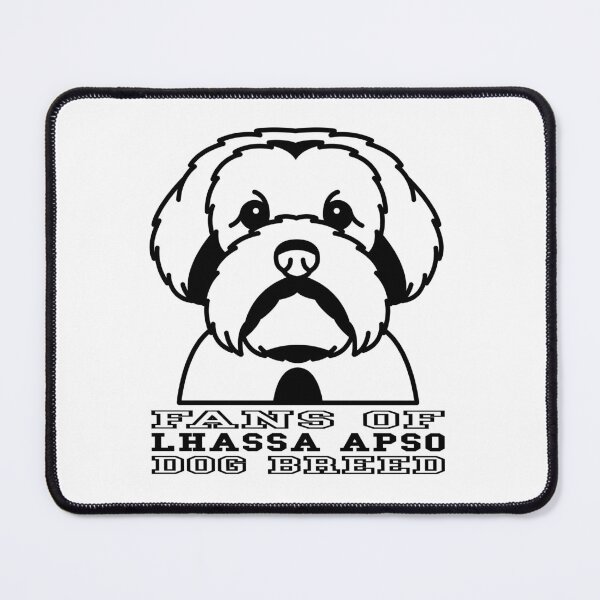 Item preview, FANS OF LHASSA APSO DOG BREED designed and sold by Rejiboustarts.