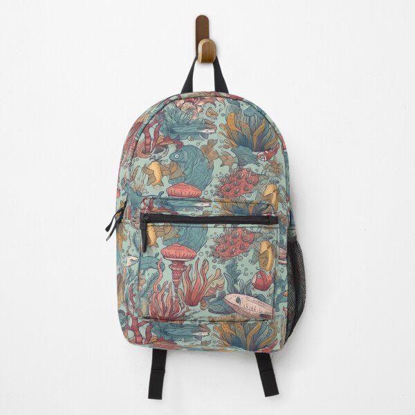 Item preview, Sea life seamless pattern designed and sold by MiraCleAI.
