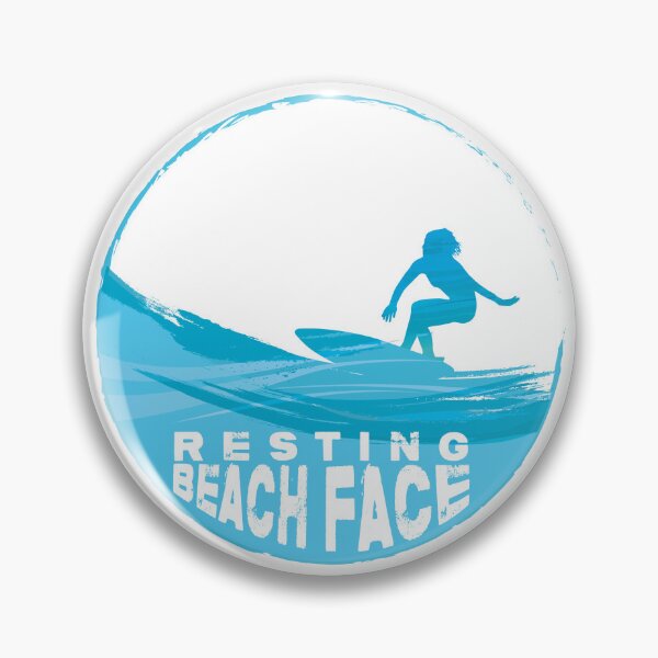 Item preview, Surfing Resting Beach Face  designed and sold by josiekarts.