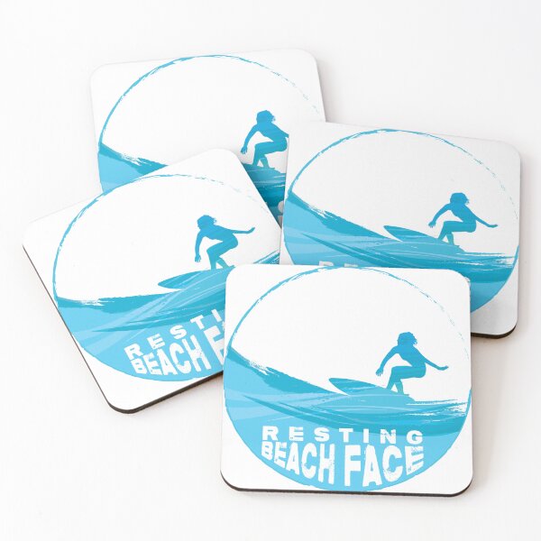 Item preview, Surfing Resting Beach Face  designed and sold by josiekarts.