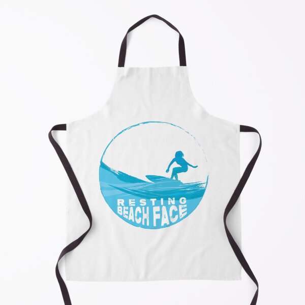 Item preview, Surfing Resting Beach Face designed and sold by josiekarts.