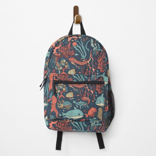 Item preview, Sea life seamless pattern designed and sold by MiraCleAI.
