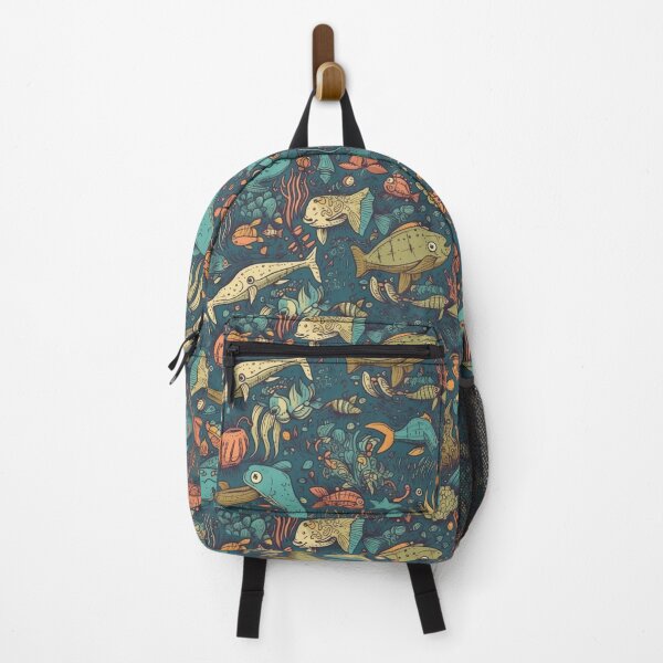 Item preview, Sea life seamless pattern designed and sold by MiraCleAI.